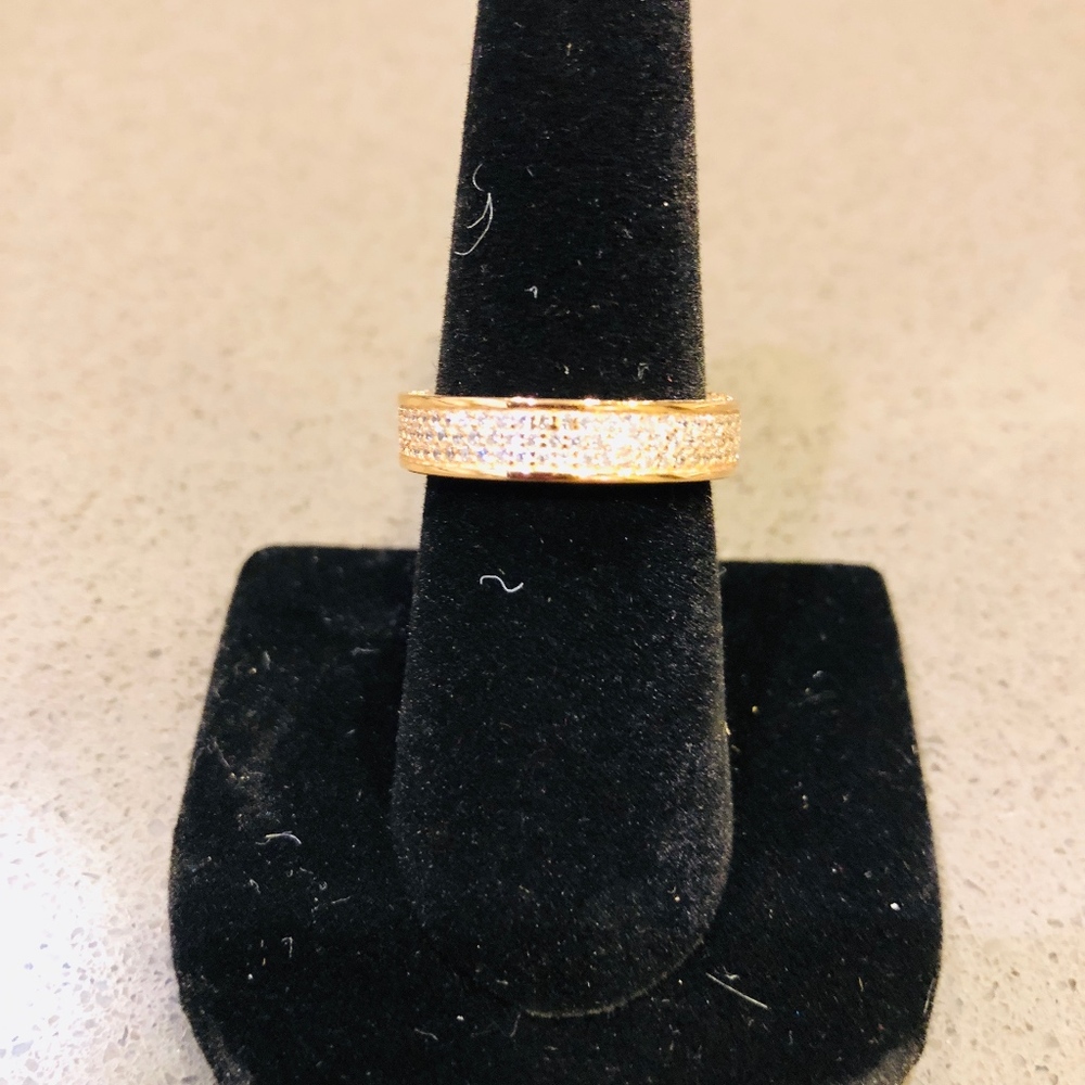 Savvy Cie Jewels Eternity Band Rose Gold